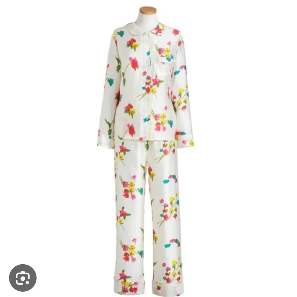 Annie Selke Women's Taffeta Floral Pajama Set - Pine Cone Hill